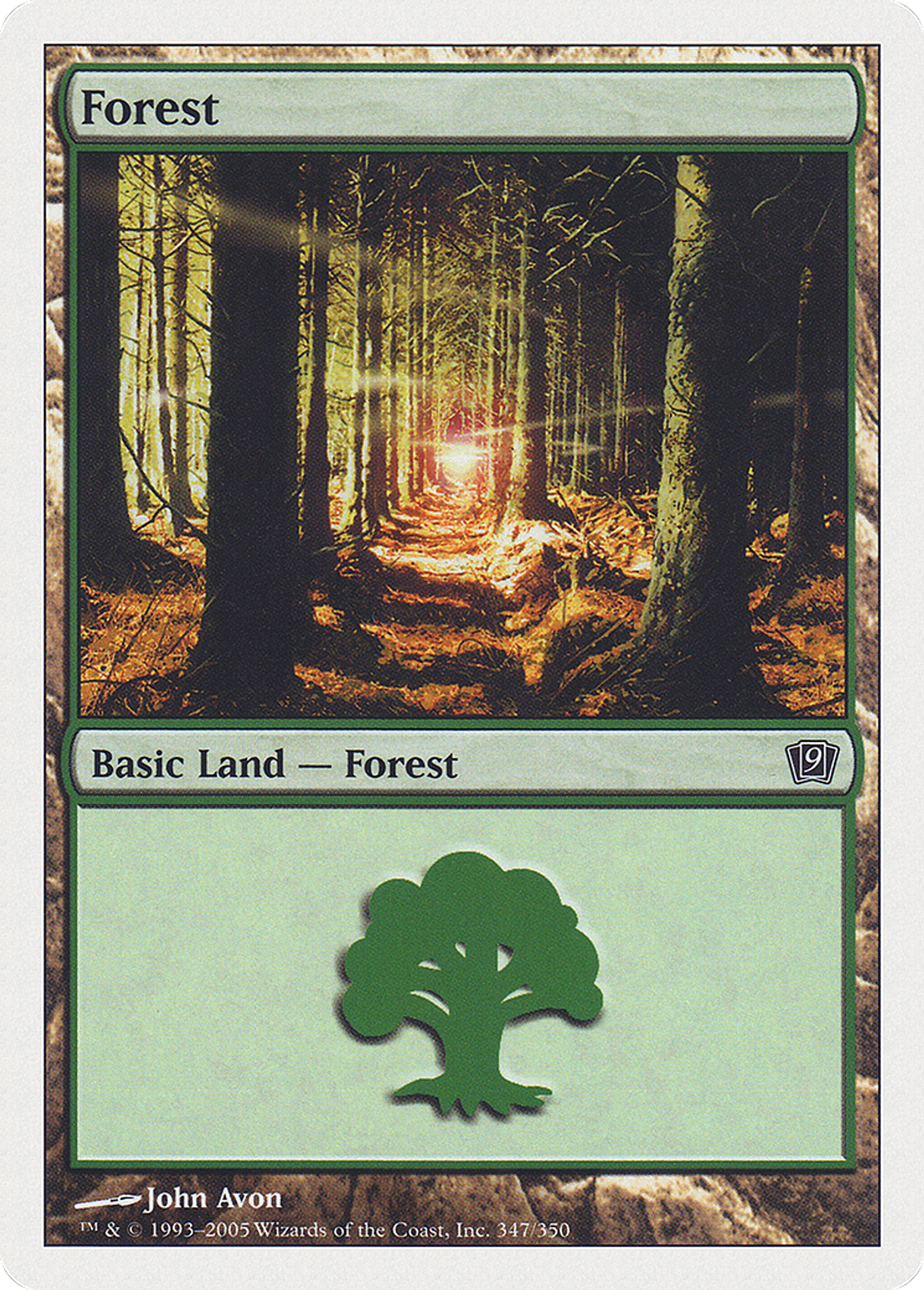 Forêt — Ninth Edition — Magic: The Gathering