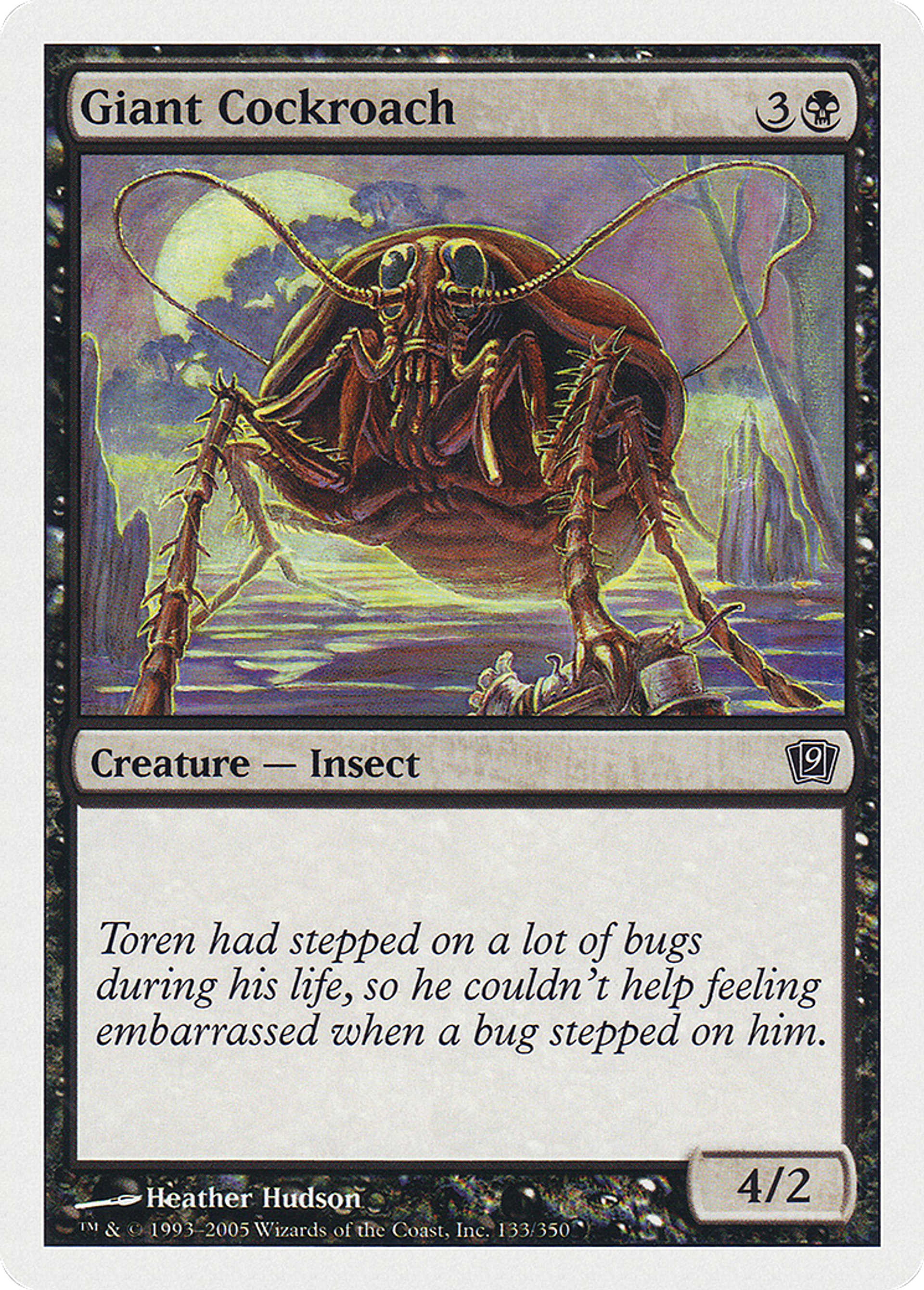 Cafard géant — Ninth Edition — Magic: The Gathering