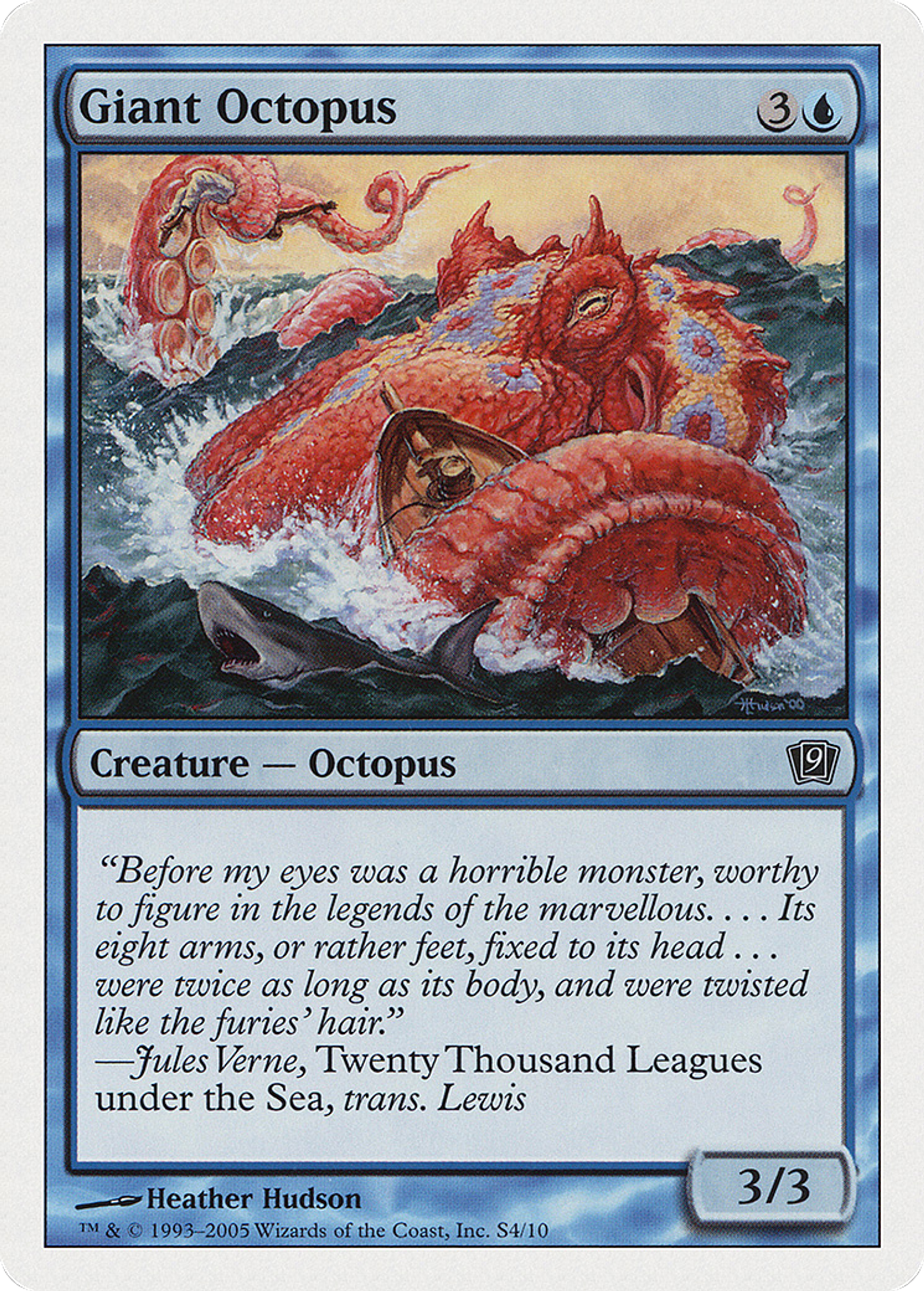 Pieuvre géante — Ninth Edition — Magic: The Gathering