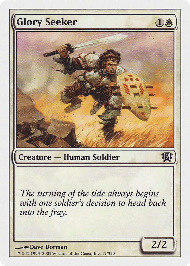 Glory Seeker — Ninth Edition — Magic: The Gathering
