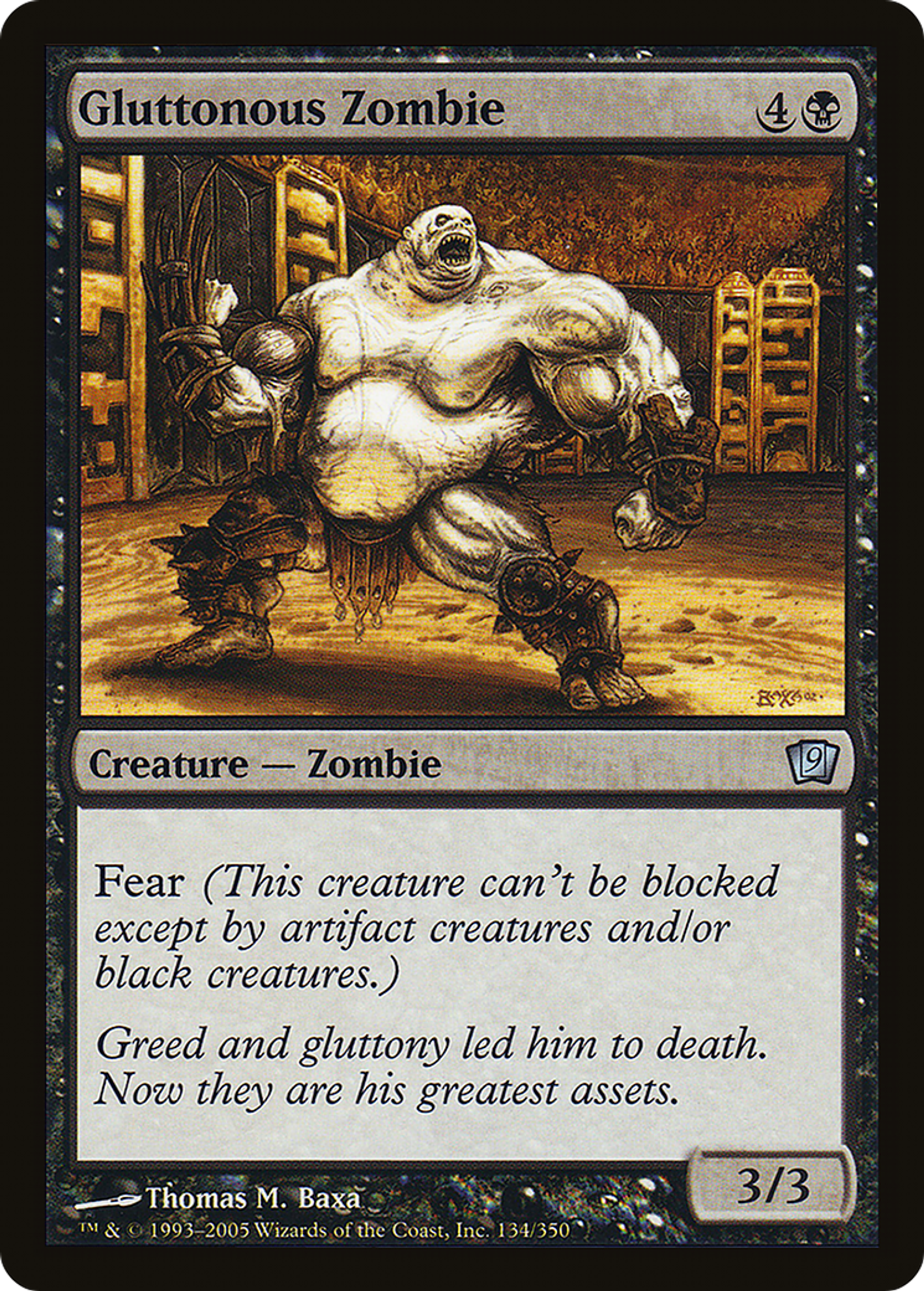 Zombie glouton — Ninth Edition — Magic: The Gathering