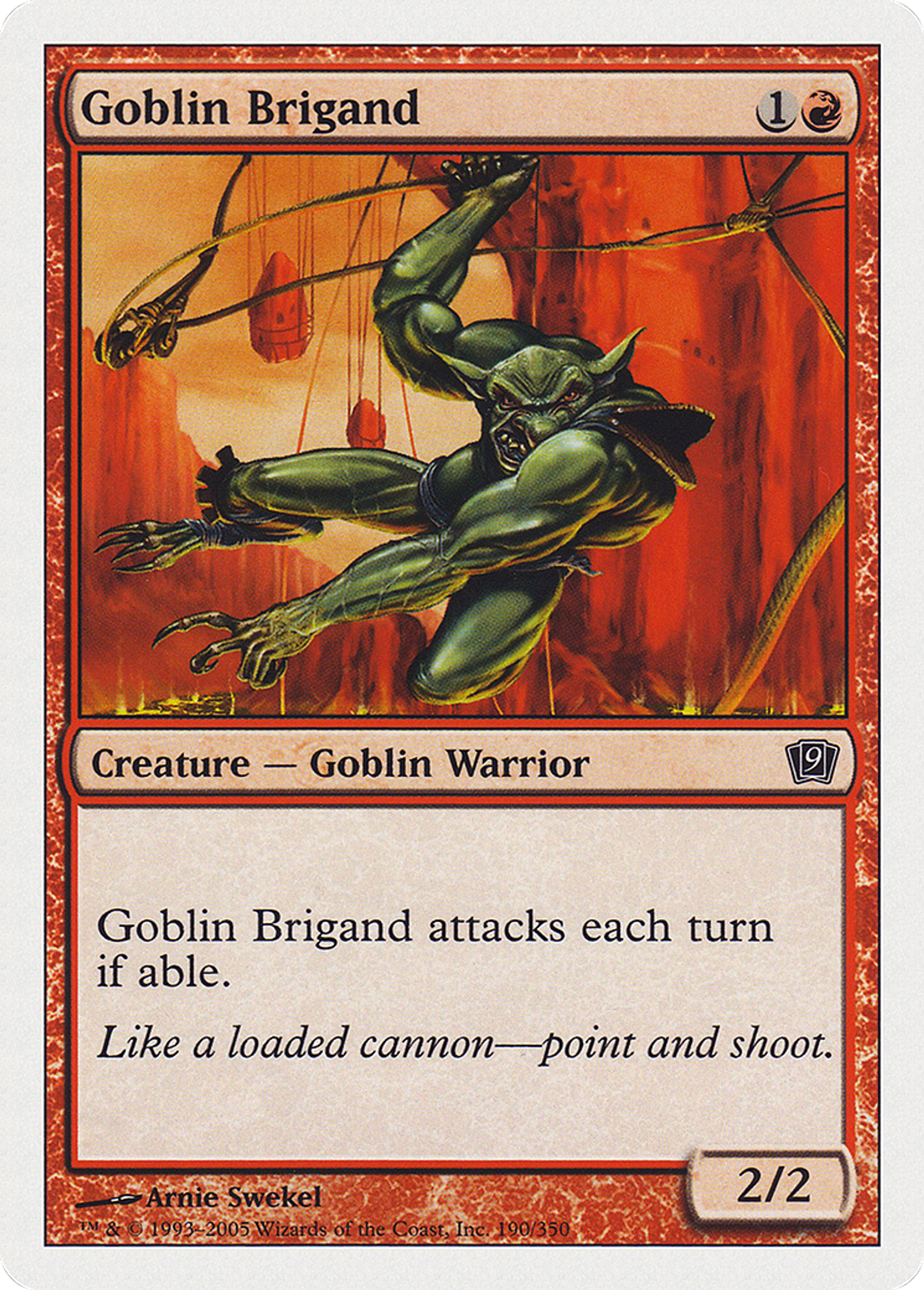 Brigand gobelin — Ninth Edition — Magic: The Gathering