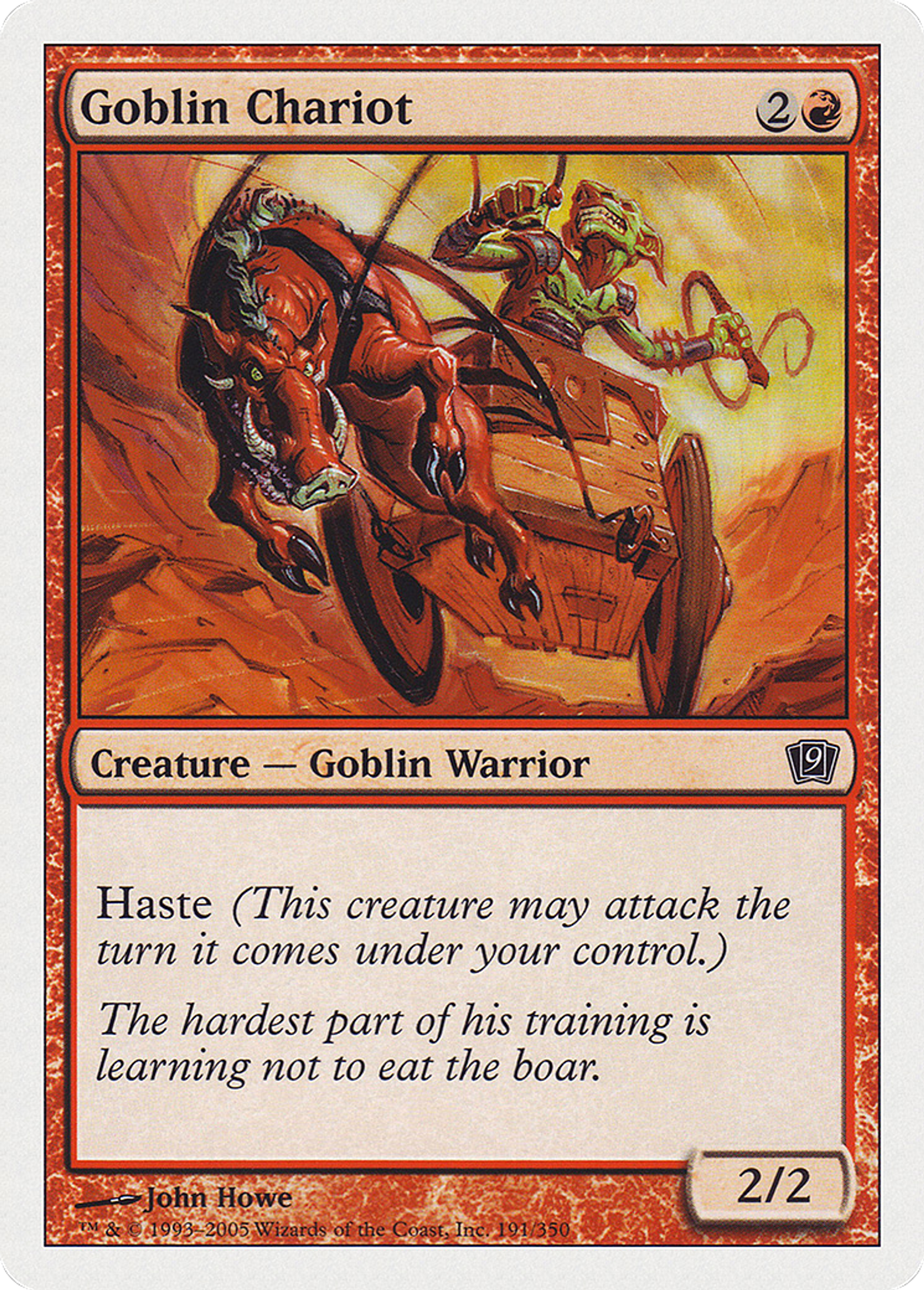 Chariot gobelin — Ninth Edition — Magic: The Gathering