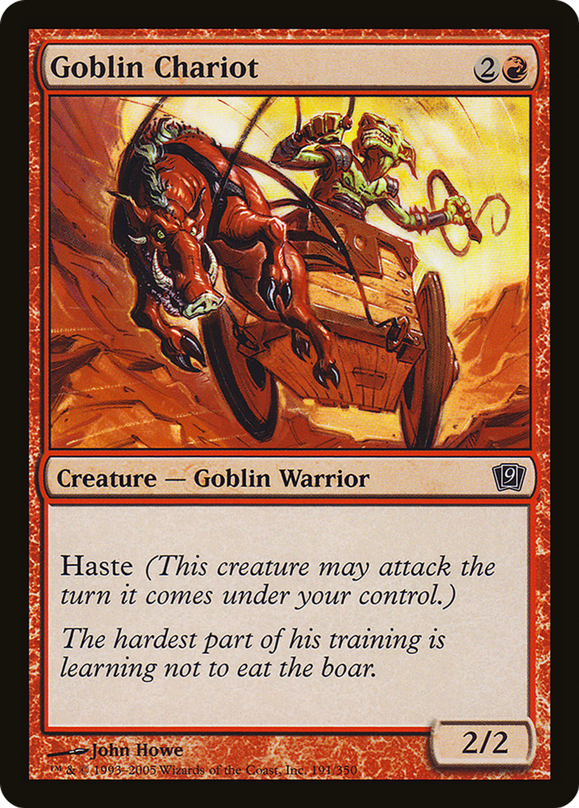 Chariot gobelin — Ninth Edition — Magic: The Gathering
