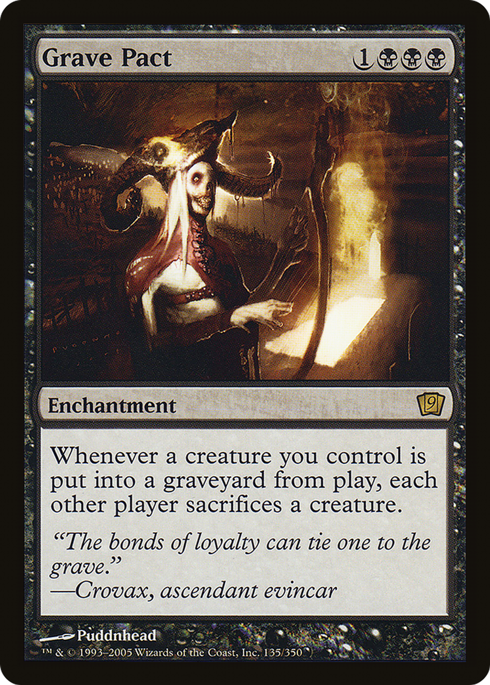 Pacte de la tombe — Ninth Edition — Magic: The Gathering
