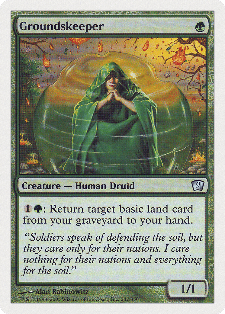 Groundskeeper — Ninth Edition — Magic: The Gathering