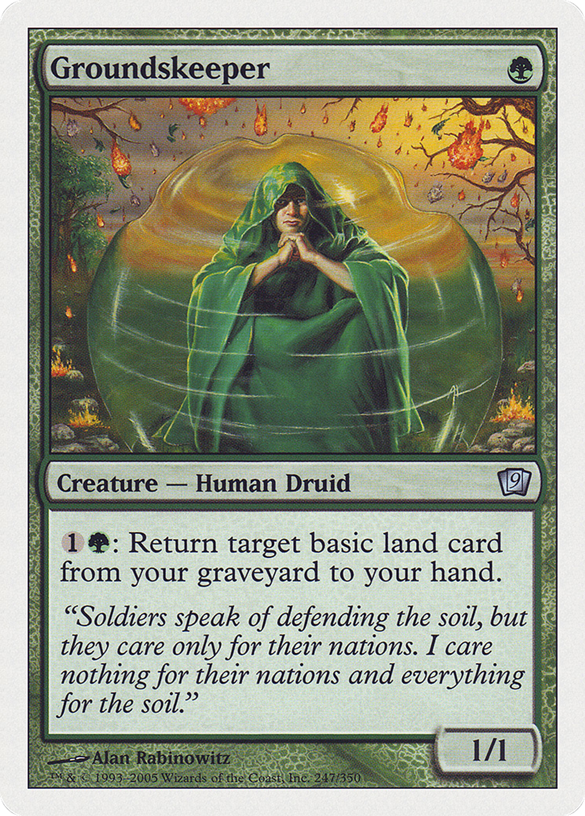 Gardien des terres — Ninth Edition — Magic: The Gathering