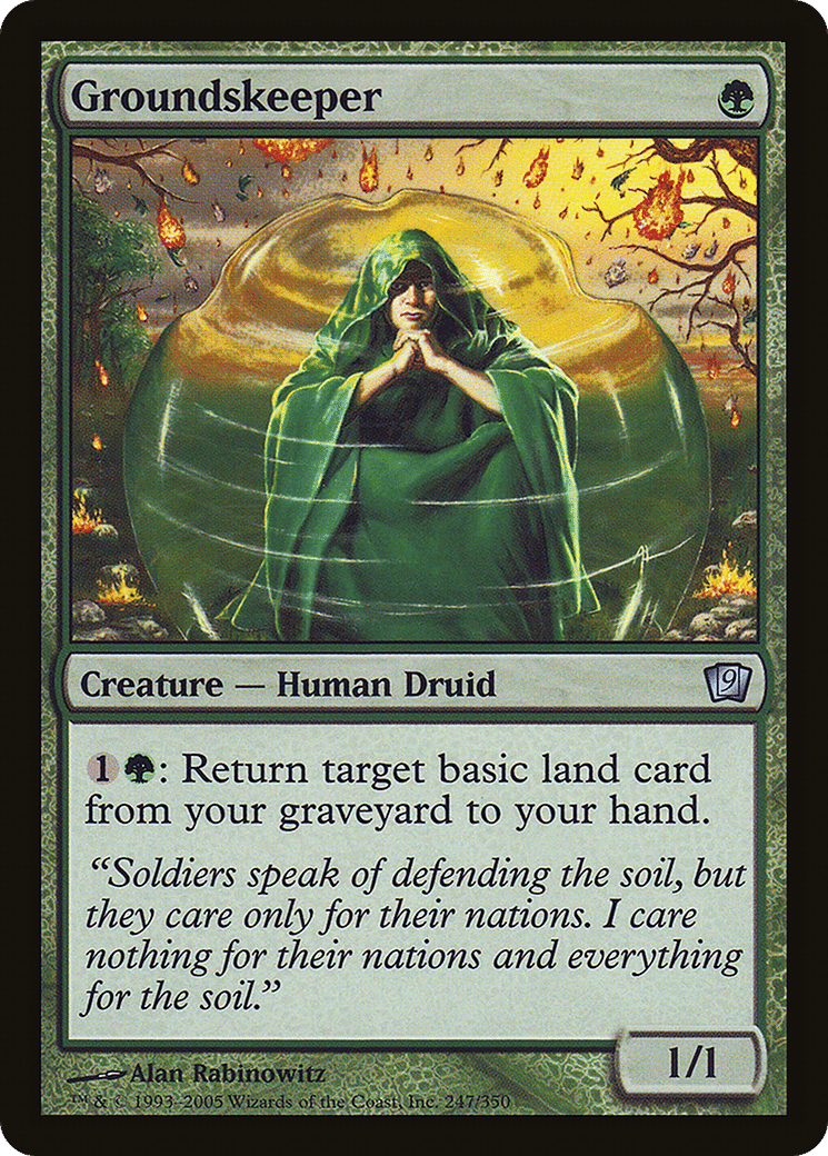 Groundskeeper — Ninth Edition — Magic: The Gathering