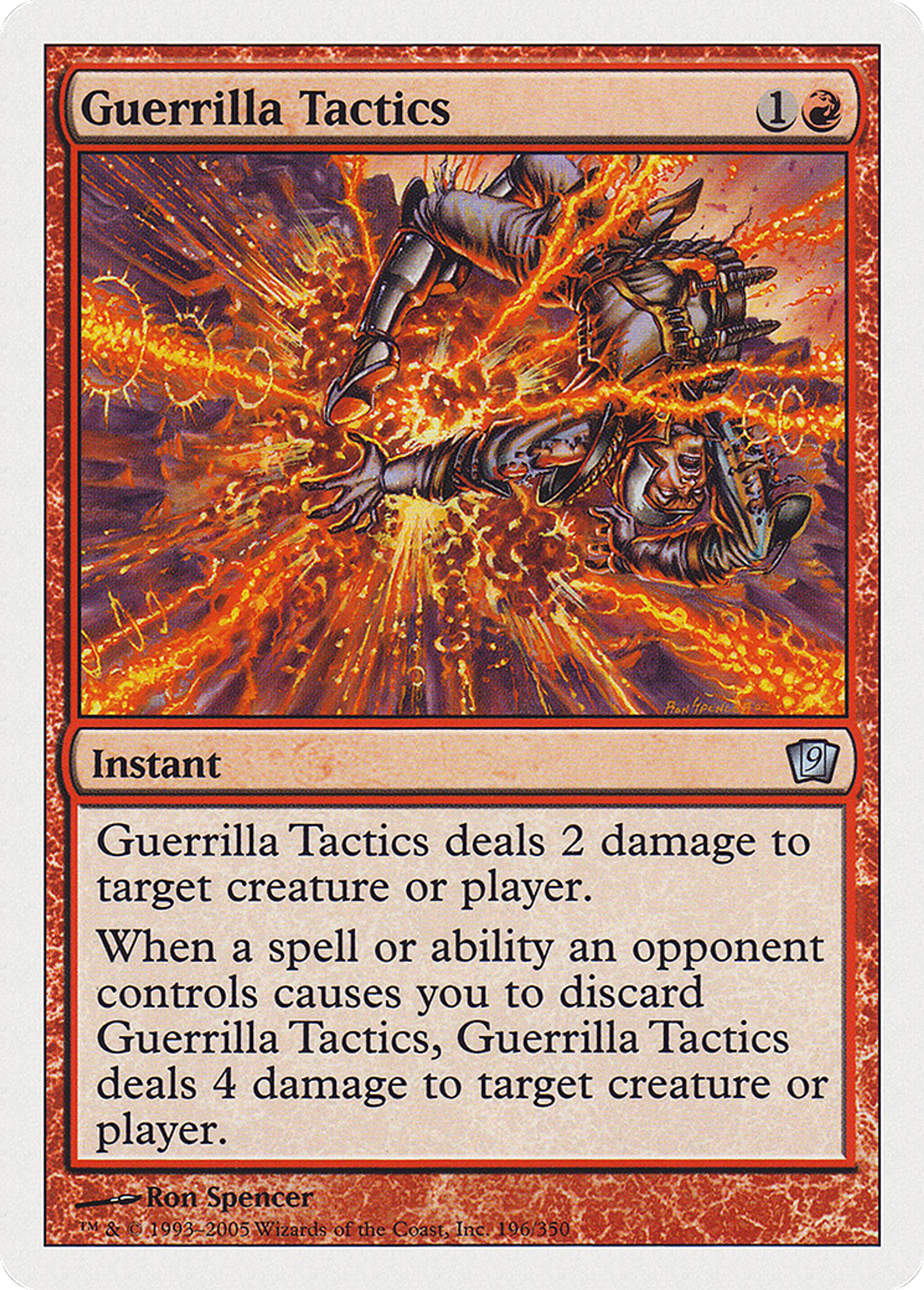 Tactiques de guérilla — Ninth Edition — Magic: The Gathering