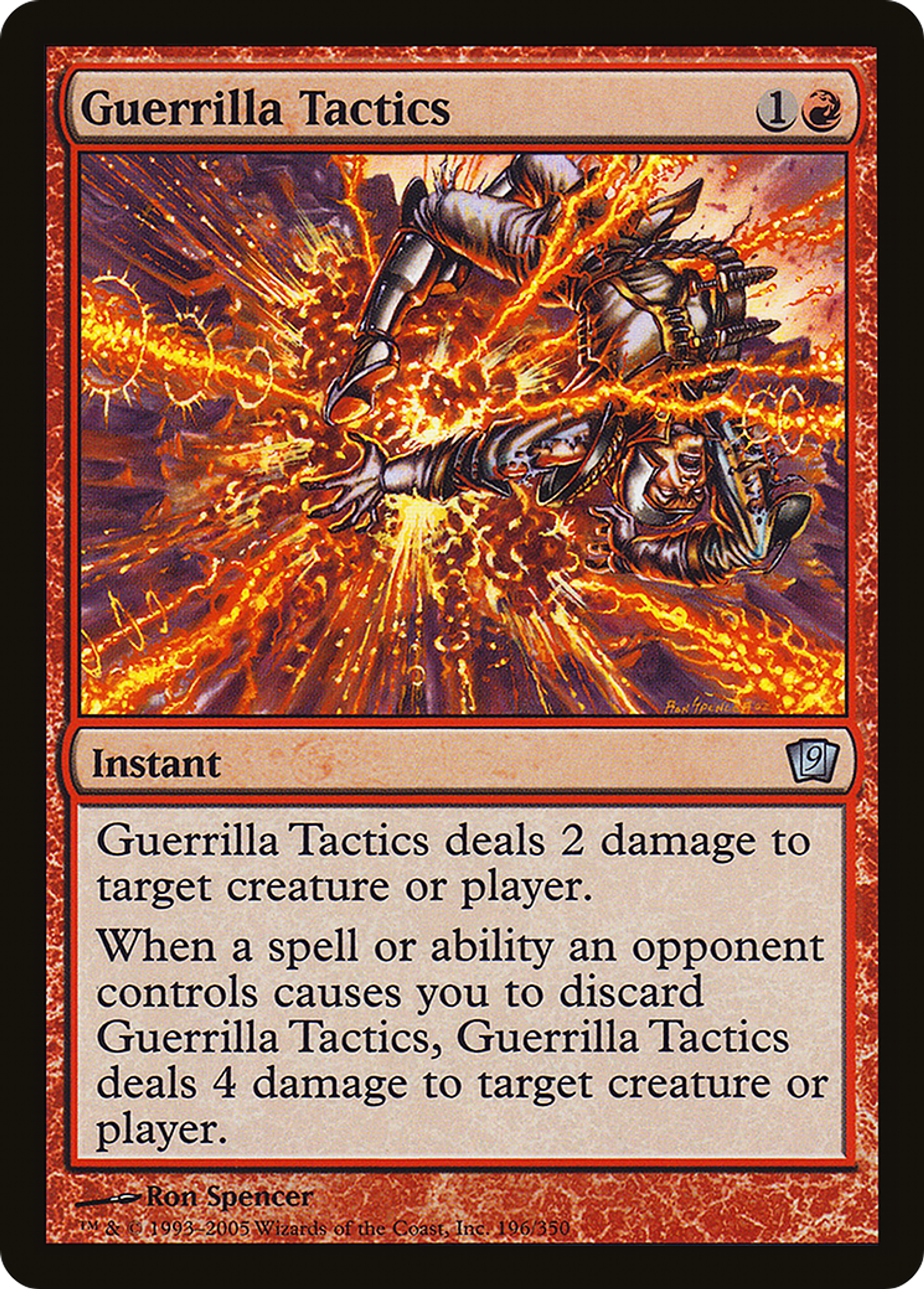Tactiques de guérilla — Ninth Edition — Magic: The Gathering