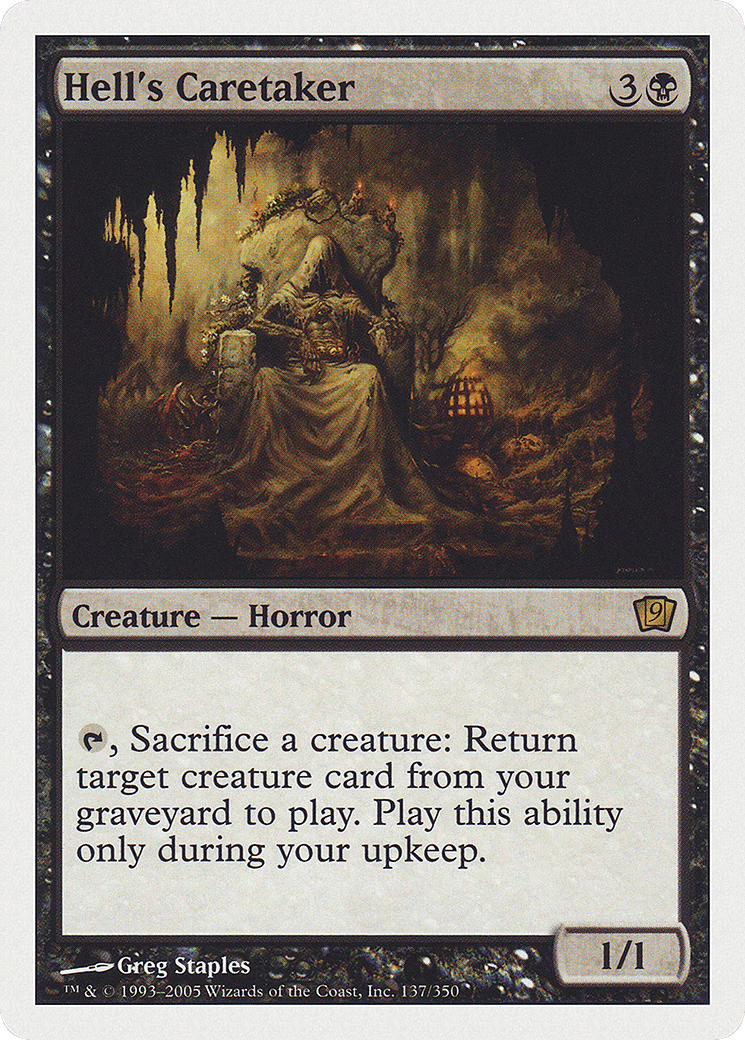 Hell's Caretaker — Ninth Edition — Magic: The Gathering