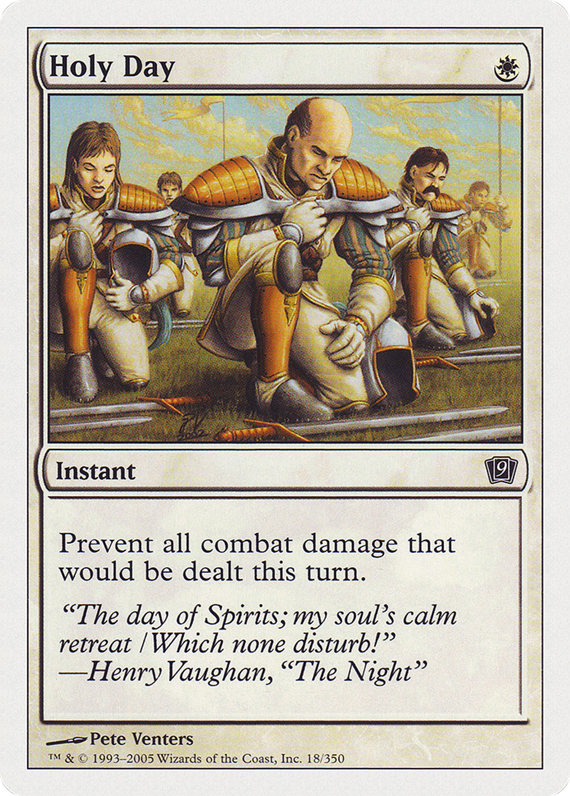 Jour saint — Ninth Edition — Magic: The Gathering