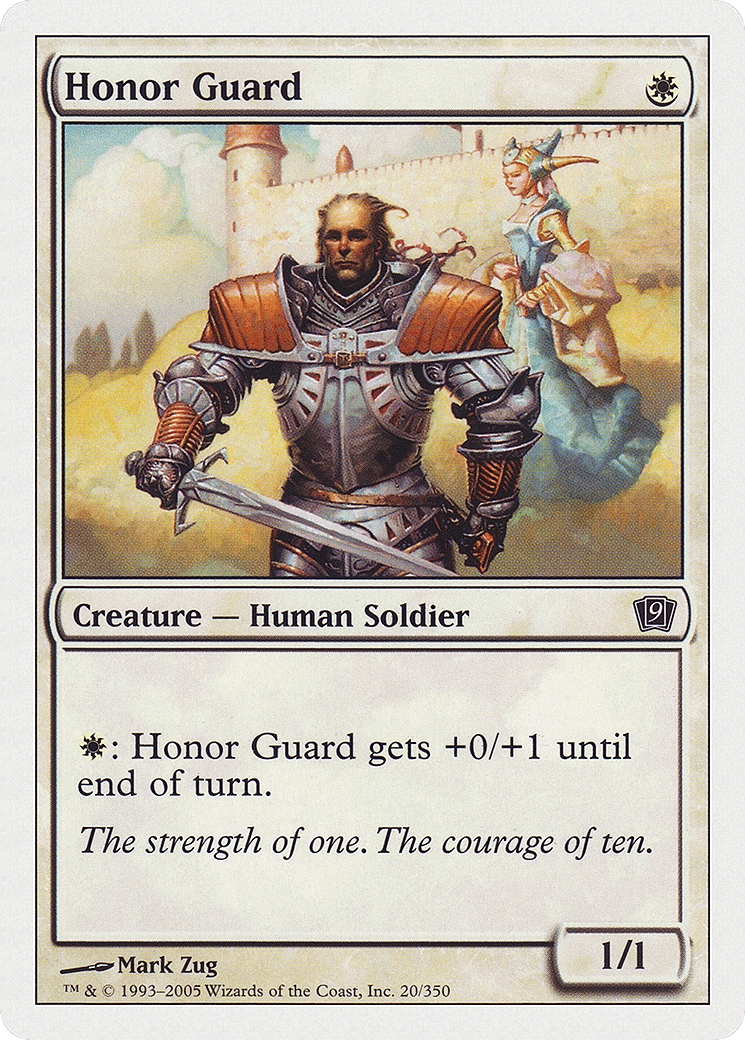 Honor Guard — Ninth Edition — Magic: The Gathering