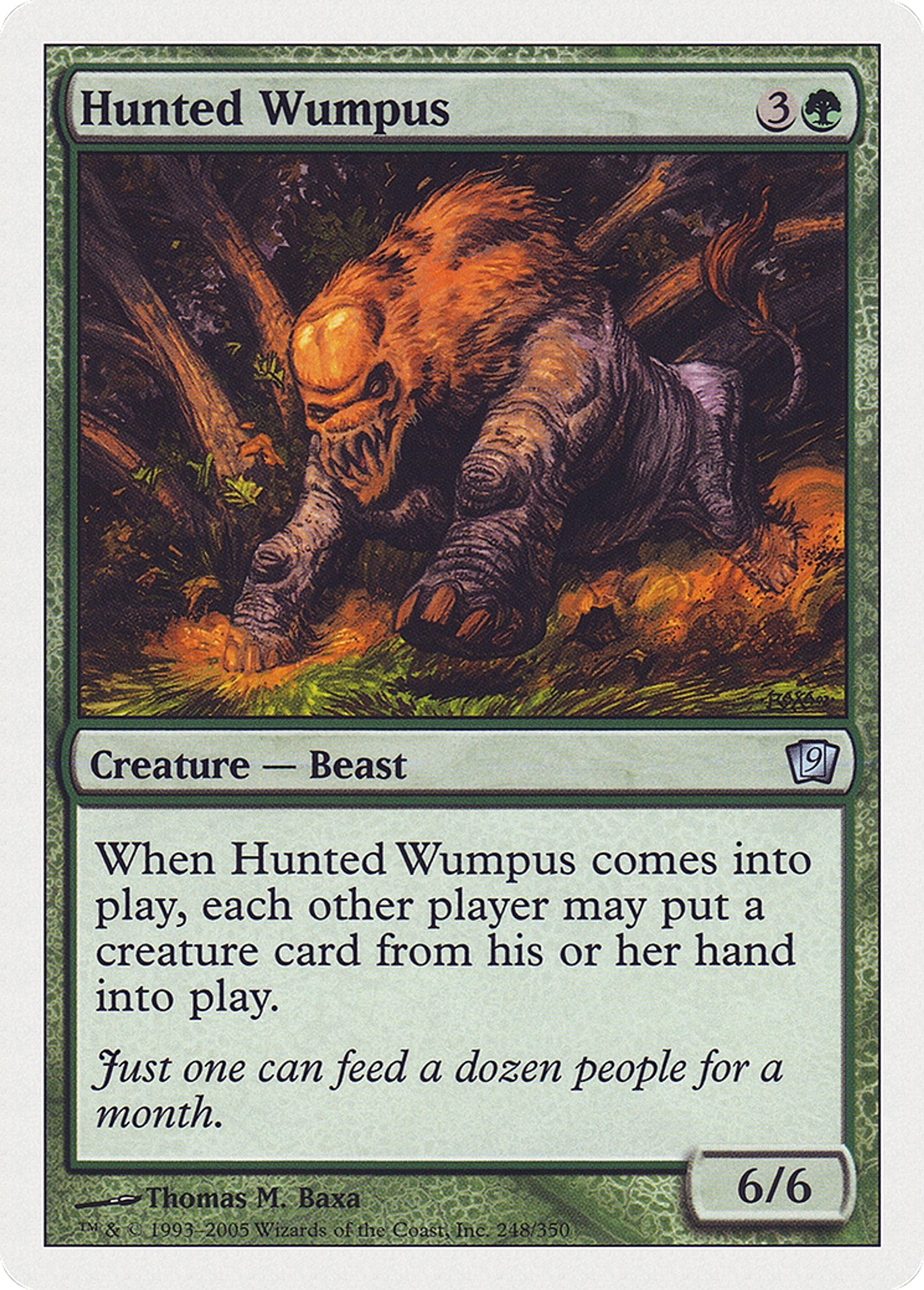 Wumpus au rabais — Ninth Edition — Magic: The Gathering