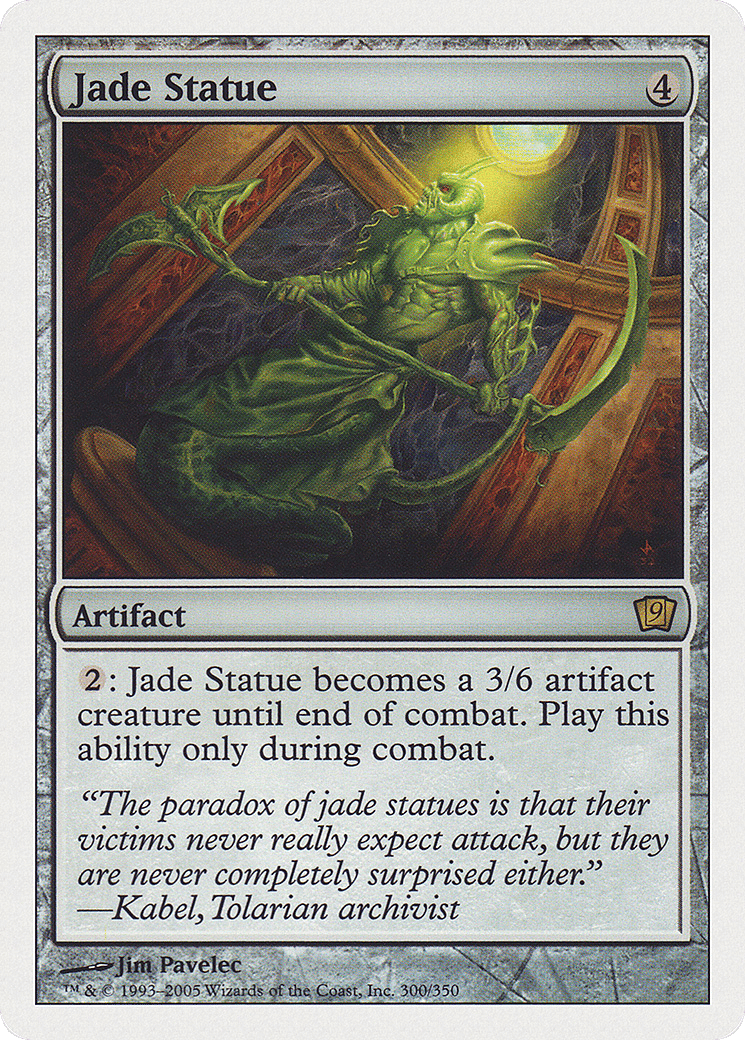 Jade Statue — Ninth Edition — Magic: The Gathering