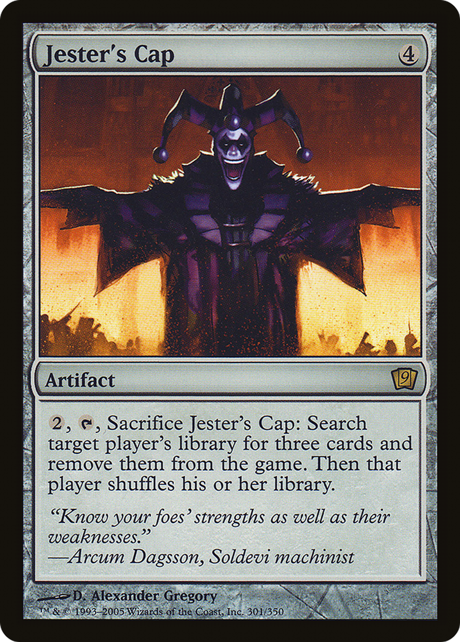 Bonnet du bouffon — Ninth Edition — Magic: The Gathering