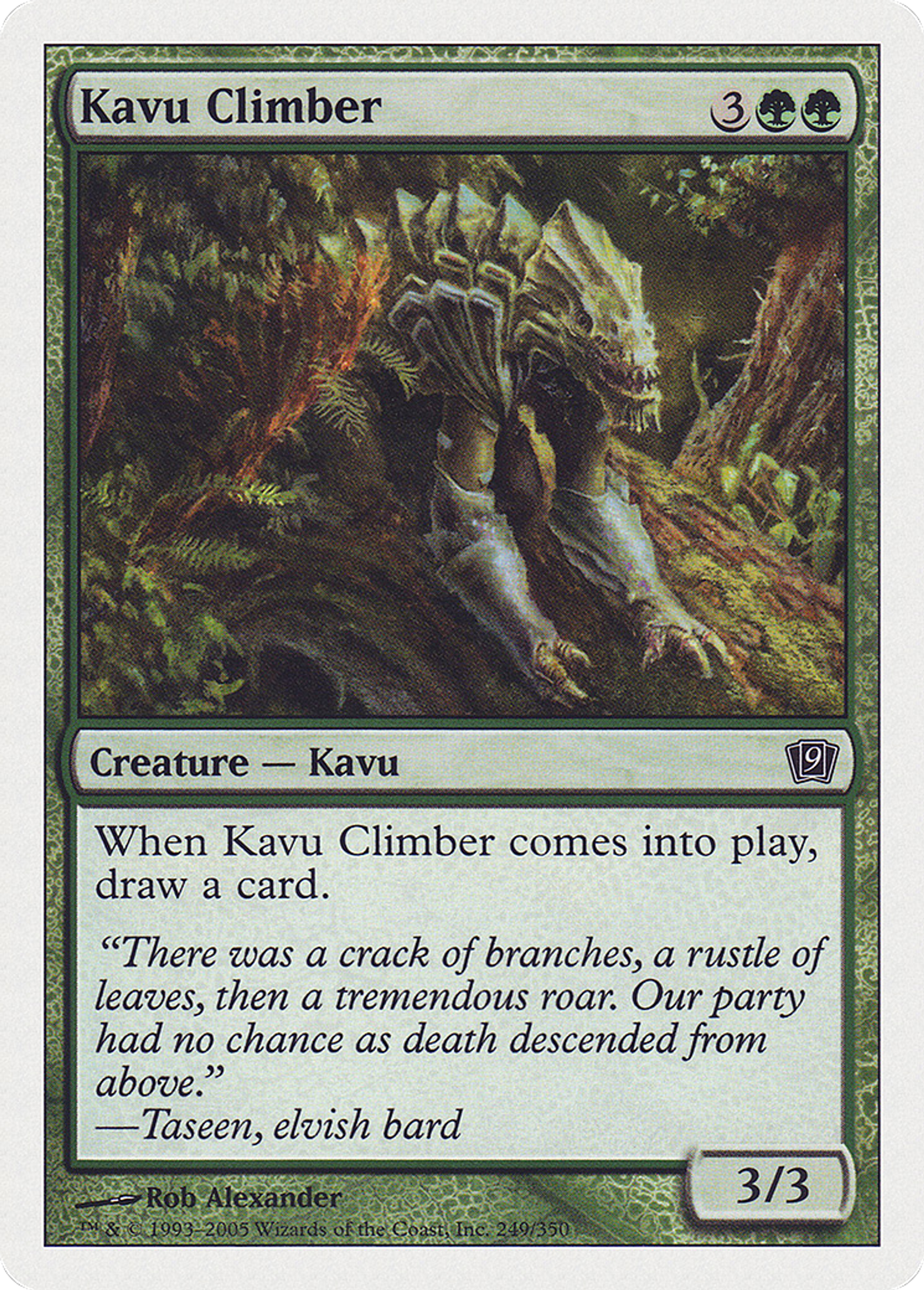 Kavru grimpeur — Ninth Edition — Magic: The Gathering