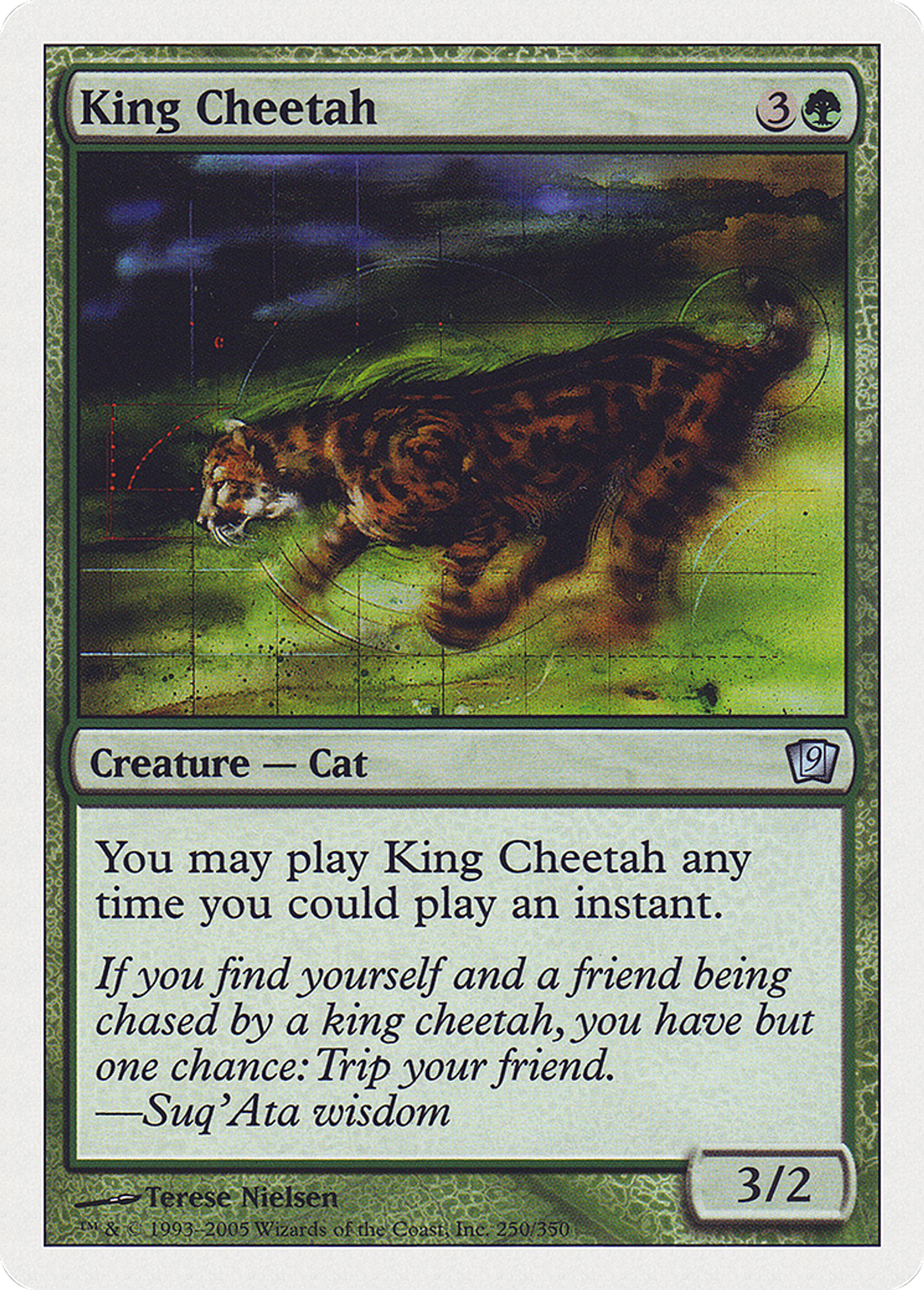 Guépard royal — Ninth Edition — Magic: The Gathering