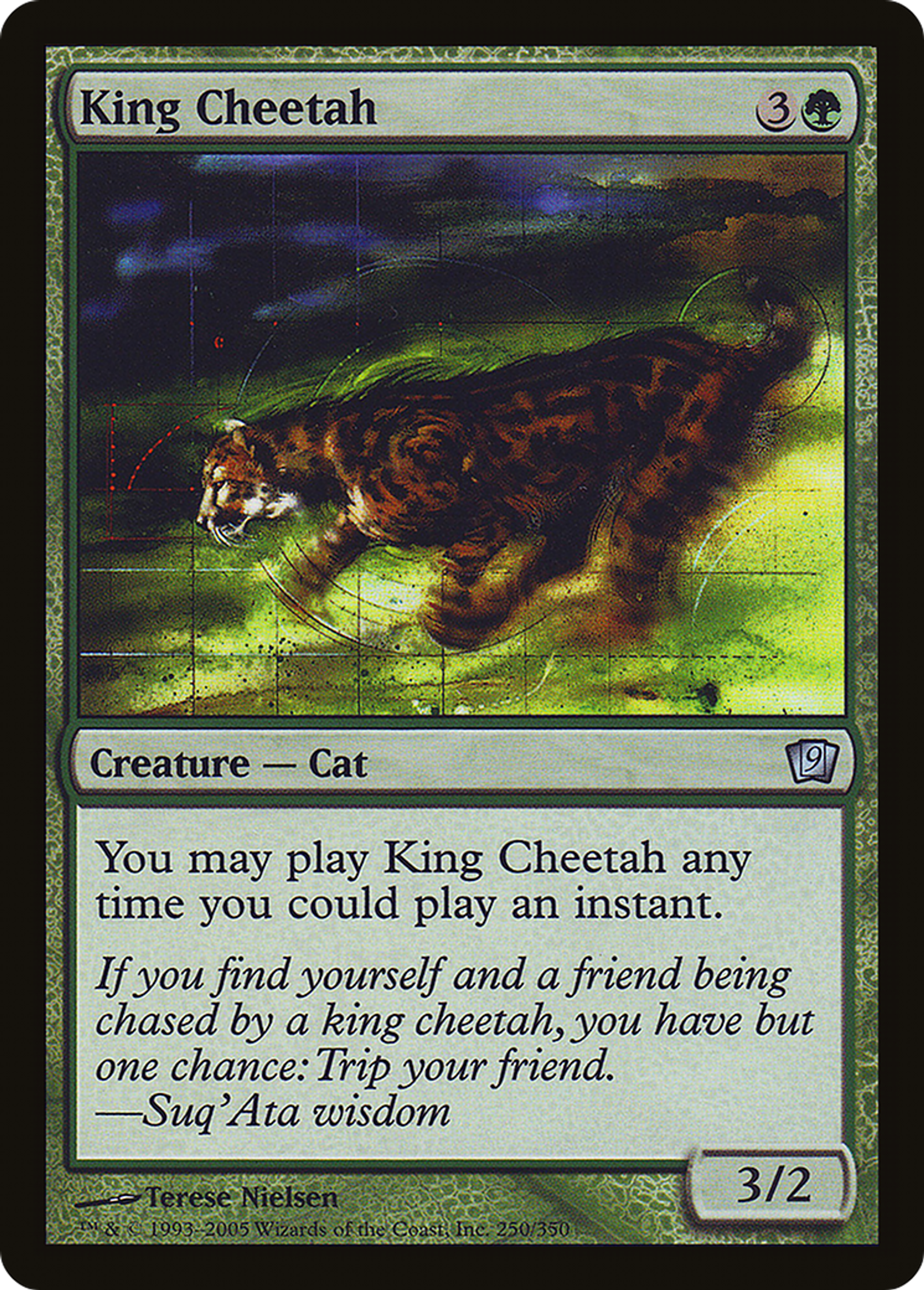 Guépard royal — Ninth Edition — Magic: The Gathering