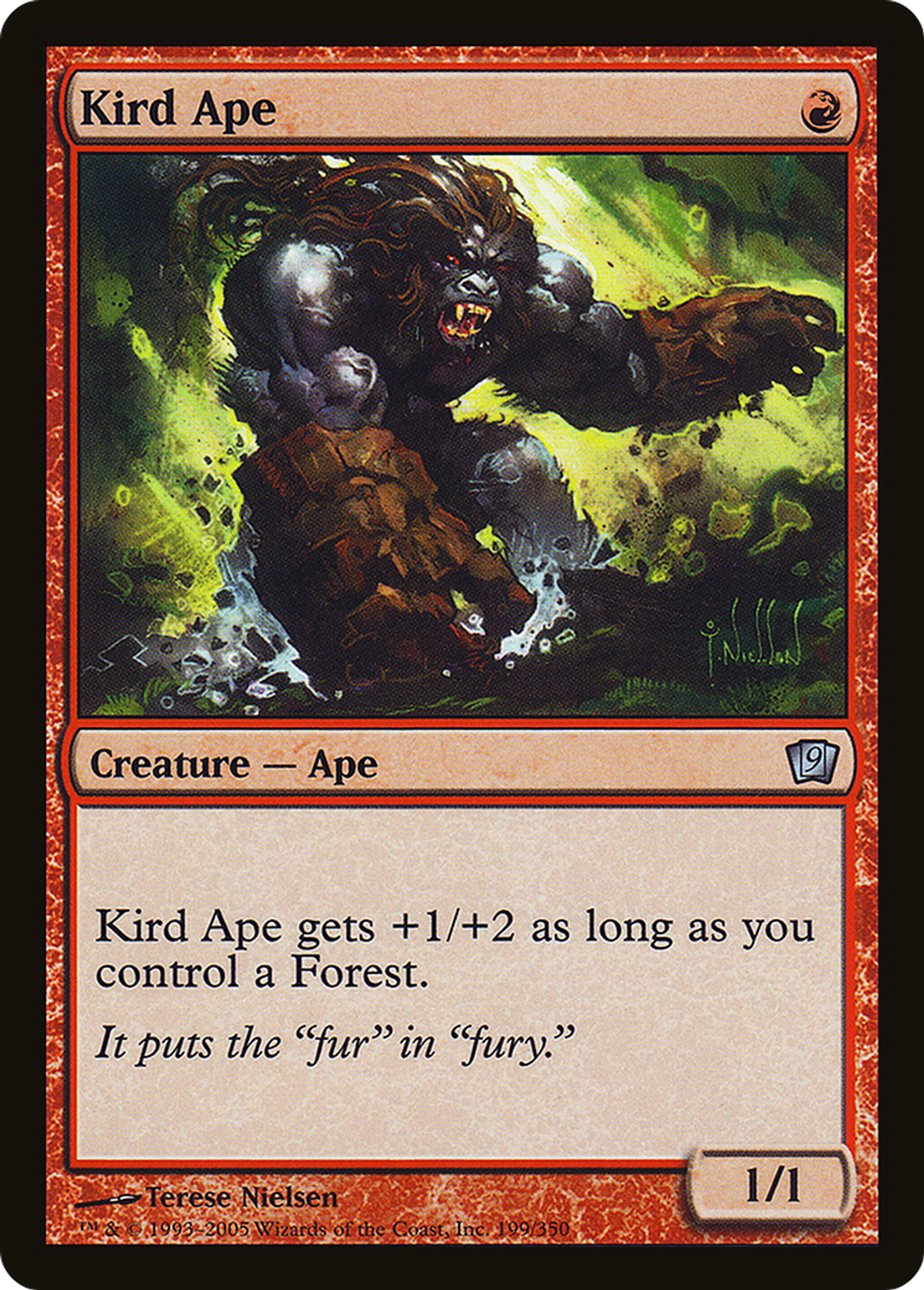 Gorille beringeï — Ninth Edition — Magic: The Gathering