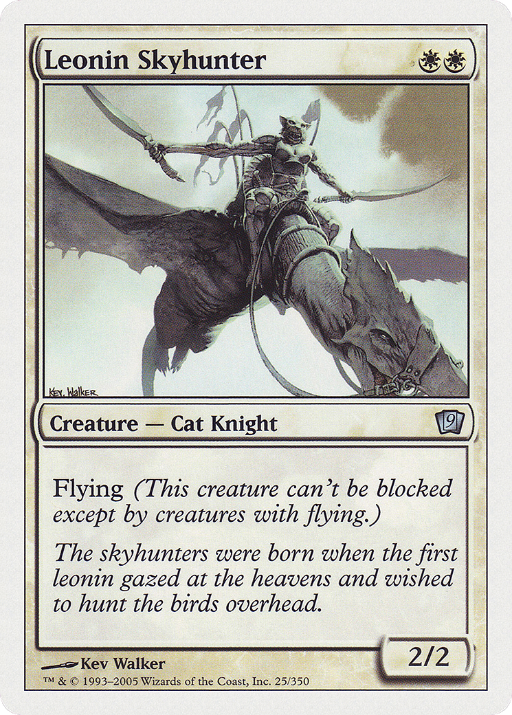 Leonin Skyhunter — Ninth Edition — Magic: The Gathering