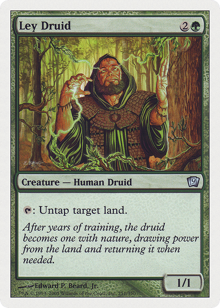 Ley Druid — Ninth Edition — Magic: The Gathering