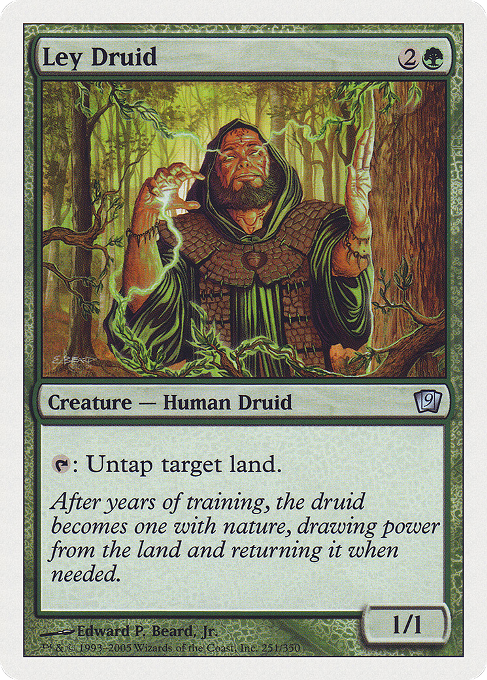 Druide des leys — Ninth Edition — Magic: The Gathering