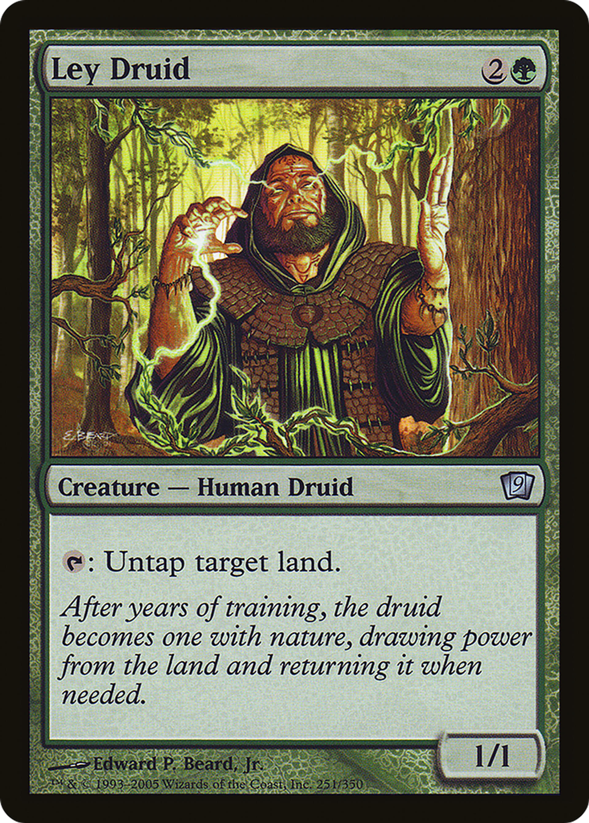 Druide des leys — Ninth Edition — Magic: The Gathering