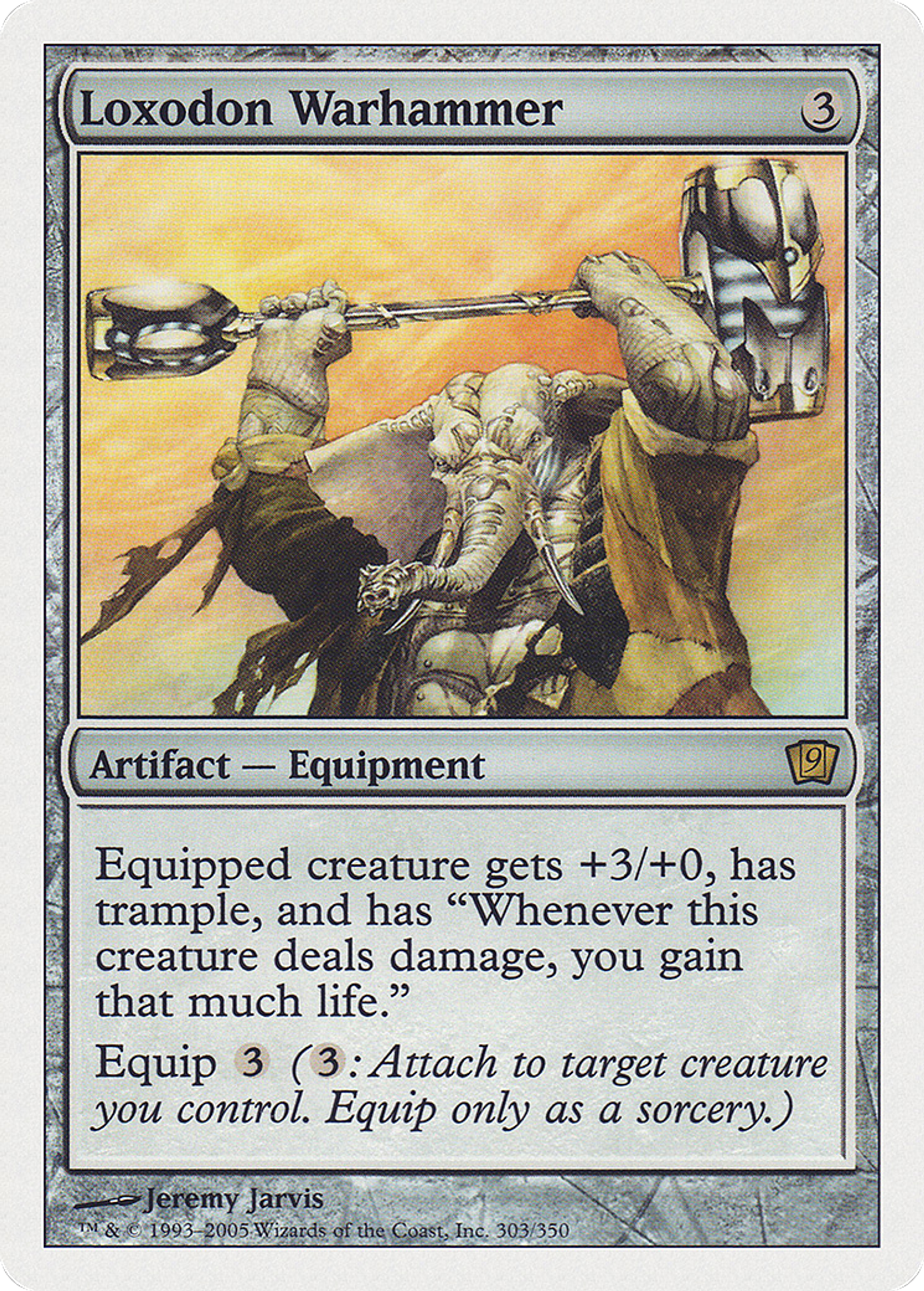 Marteau de guerre loxodon — Ninth Edition — Magic: The Gathering