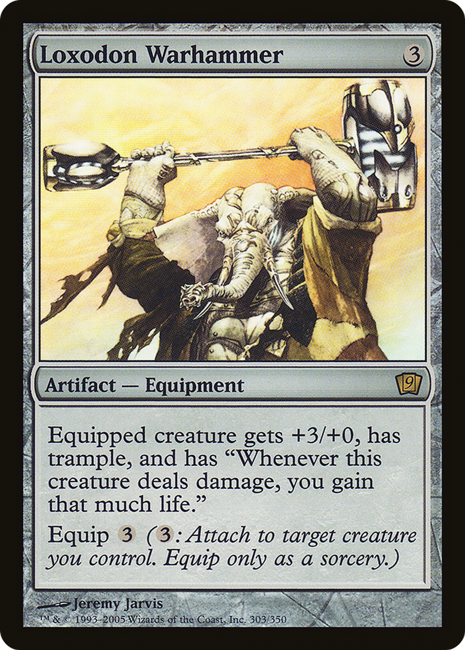 Marteau de guerre loxodon — Ninth Edition — Magic: The Gathering