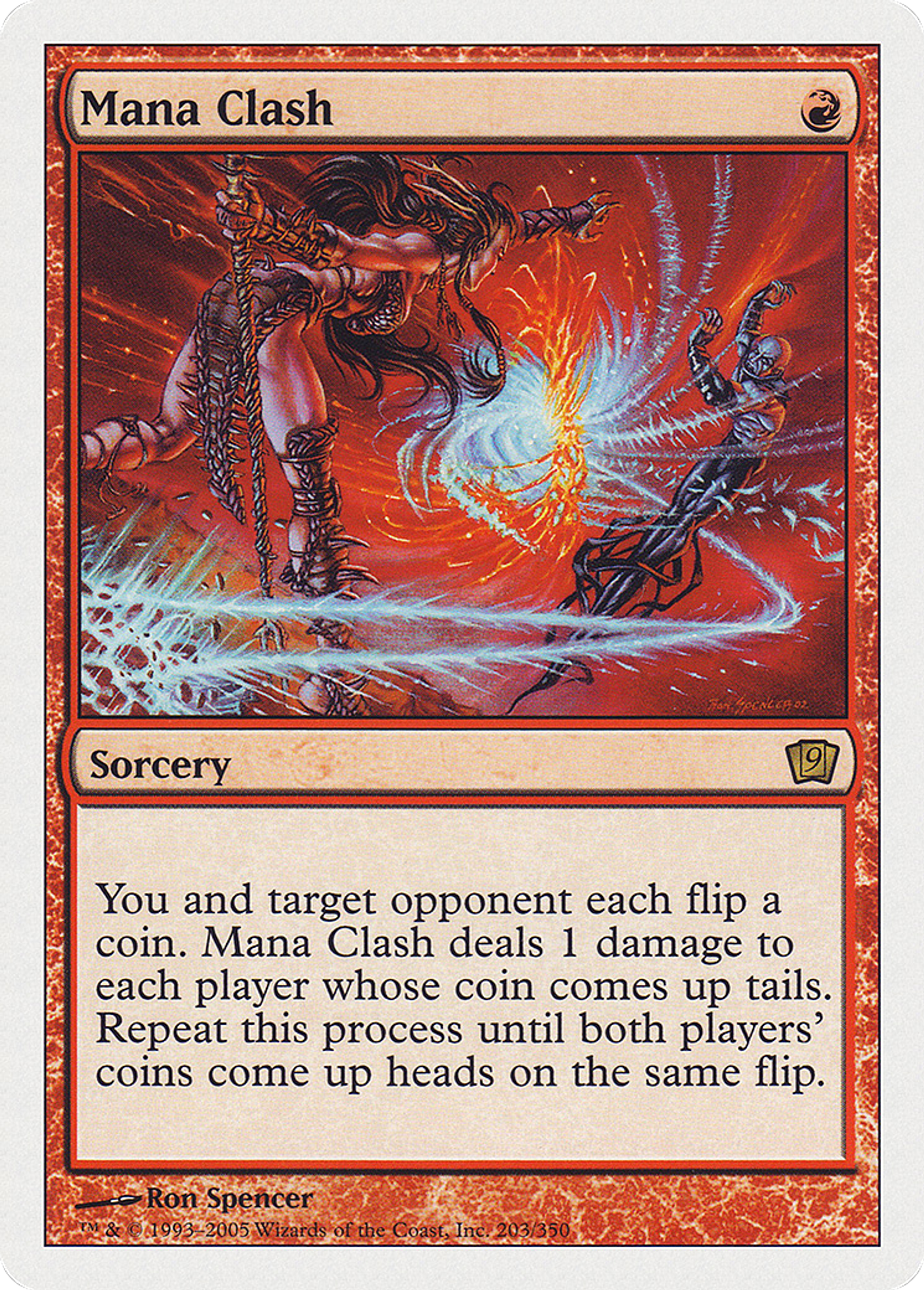 Choc de mana — Ninth Edition — Magic: The Gathering