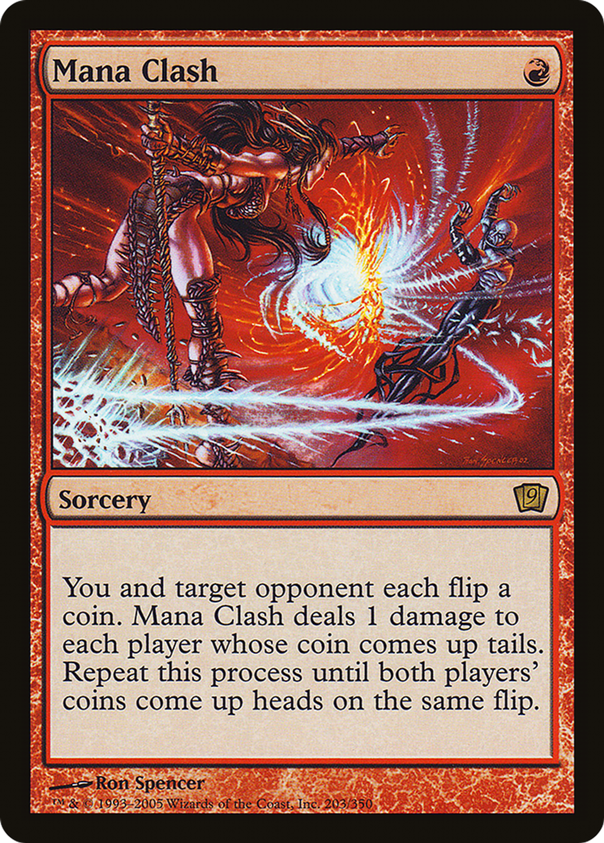 Choc de mana — Ninth Edition — Magic: The Gathering