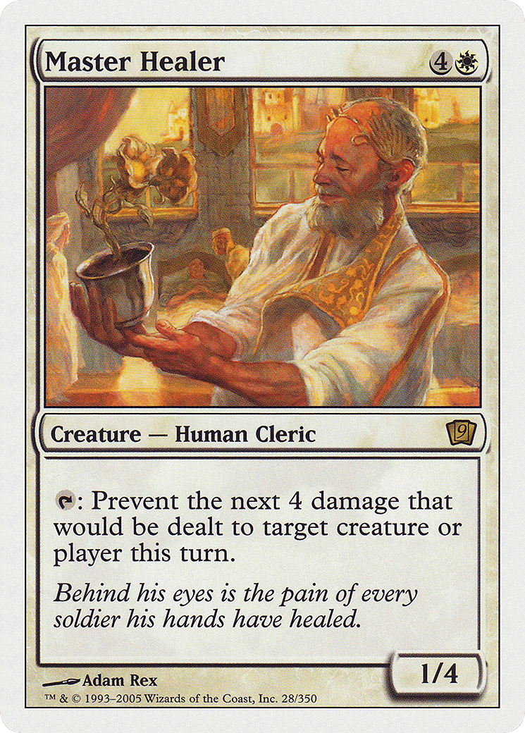 Master Healer — Ninth Edition — Magic: The Gathering