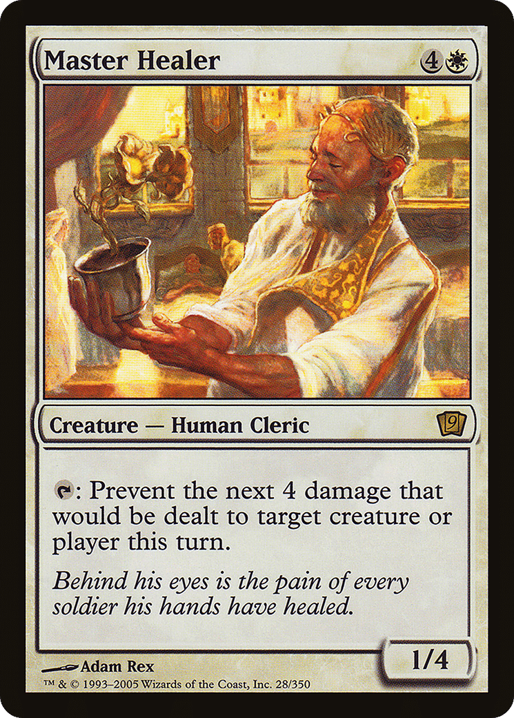 Master Healer — Ninth Edition — Magic: The Gathering