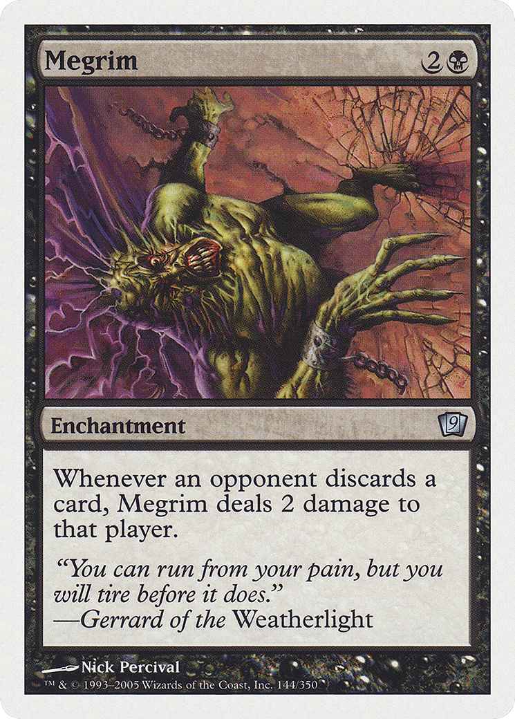 Megrim — Ninth Edition — Magic: The Gathering