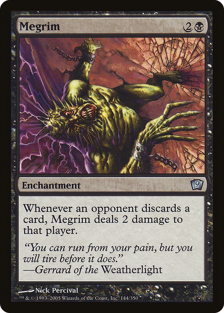 Megrim — Ninth Edition — Magic: The Gathering