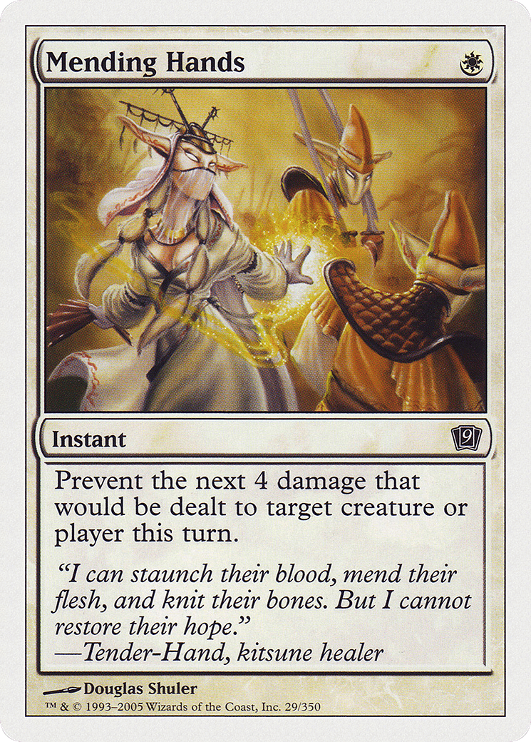 Mending Hands — Ninth Edition — Magic: The Gathering