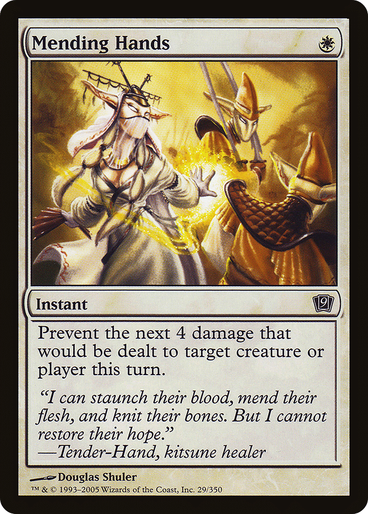 Mending Hands — Ninth Edition — Magic: The Gathering