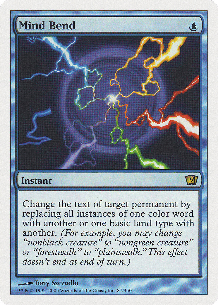 Mind Bend — Ninth Edition — Magic: The Gathering