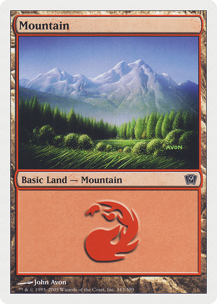 Mountain — Ninth Edition — Magic: The Gathering