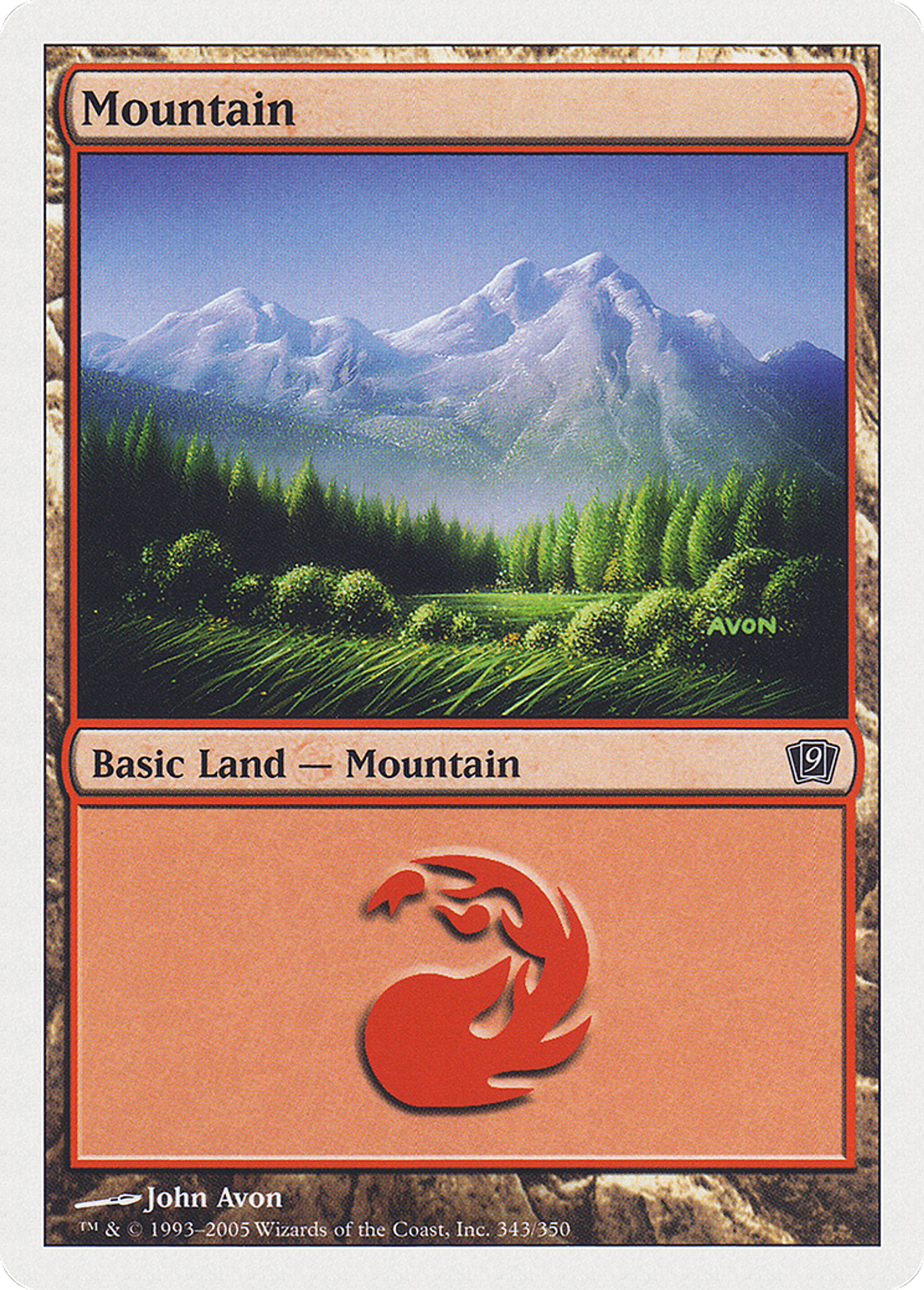 Montagne — Ninth Edition — Magic: The Gathering