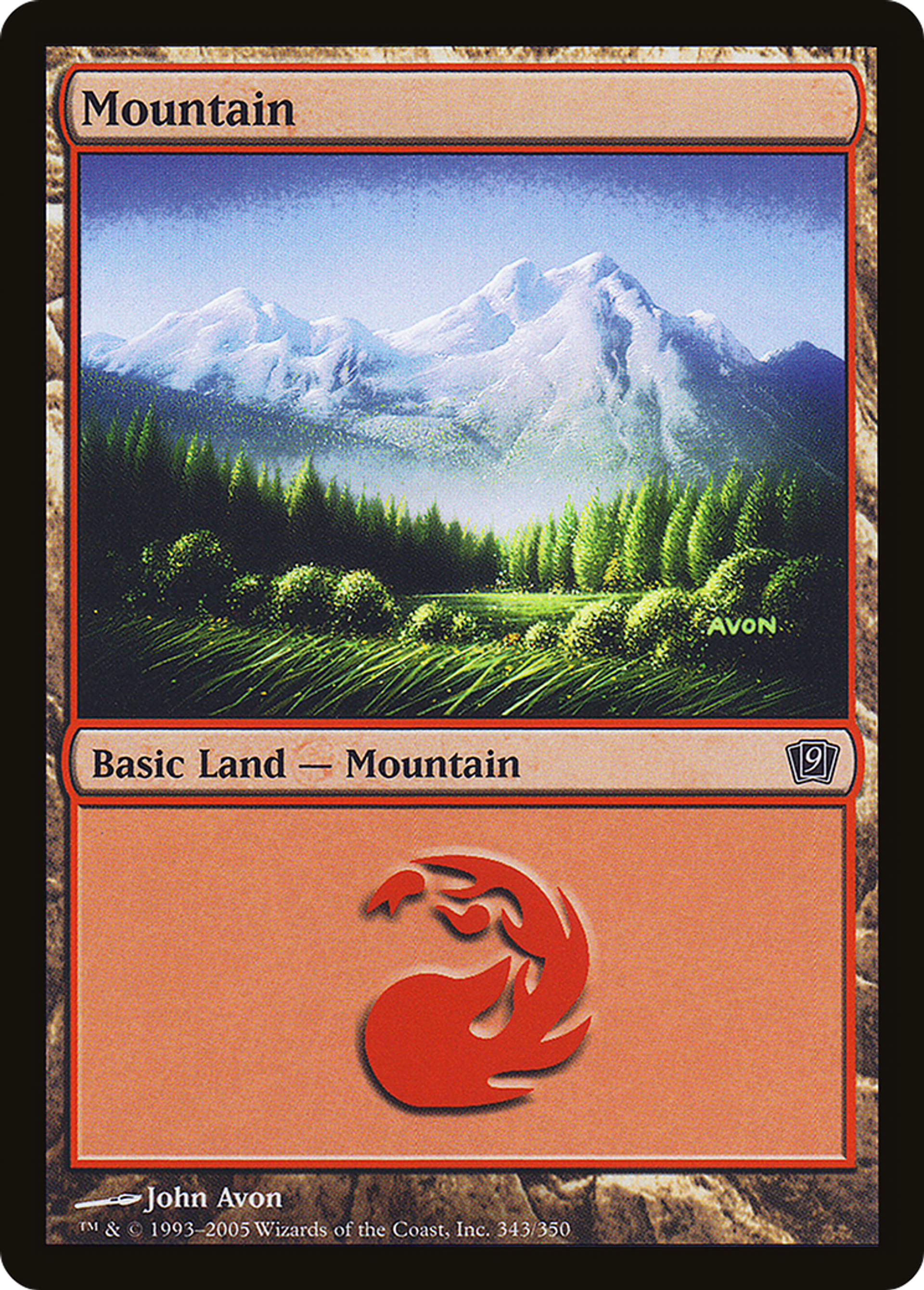 Montagne — Ninth Edition — Magic: The Gathering