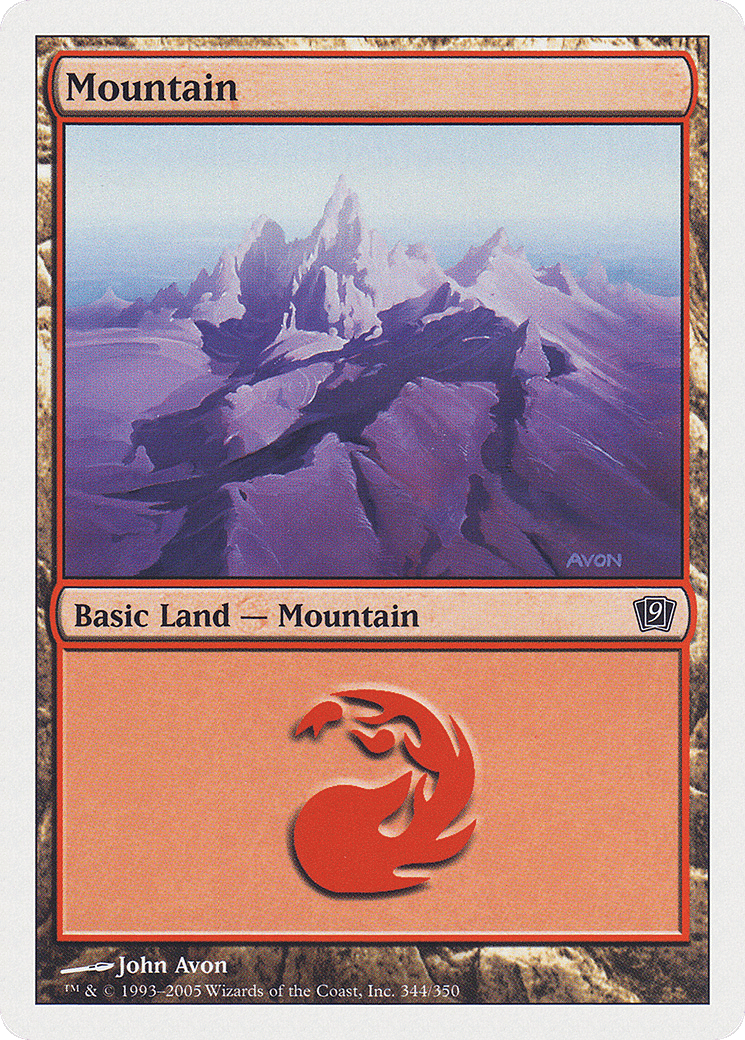 Mountain — Ninth Edition — Magic: The Gathering