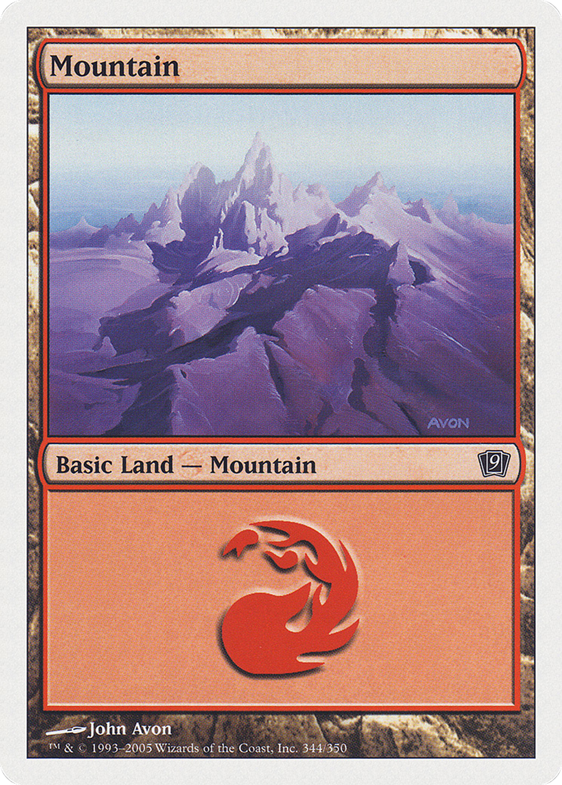 Montagne — Ninth Edition — Magic: The Gathering