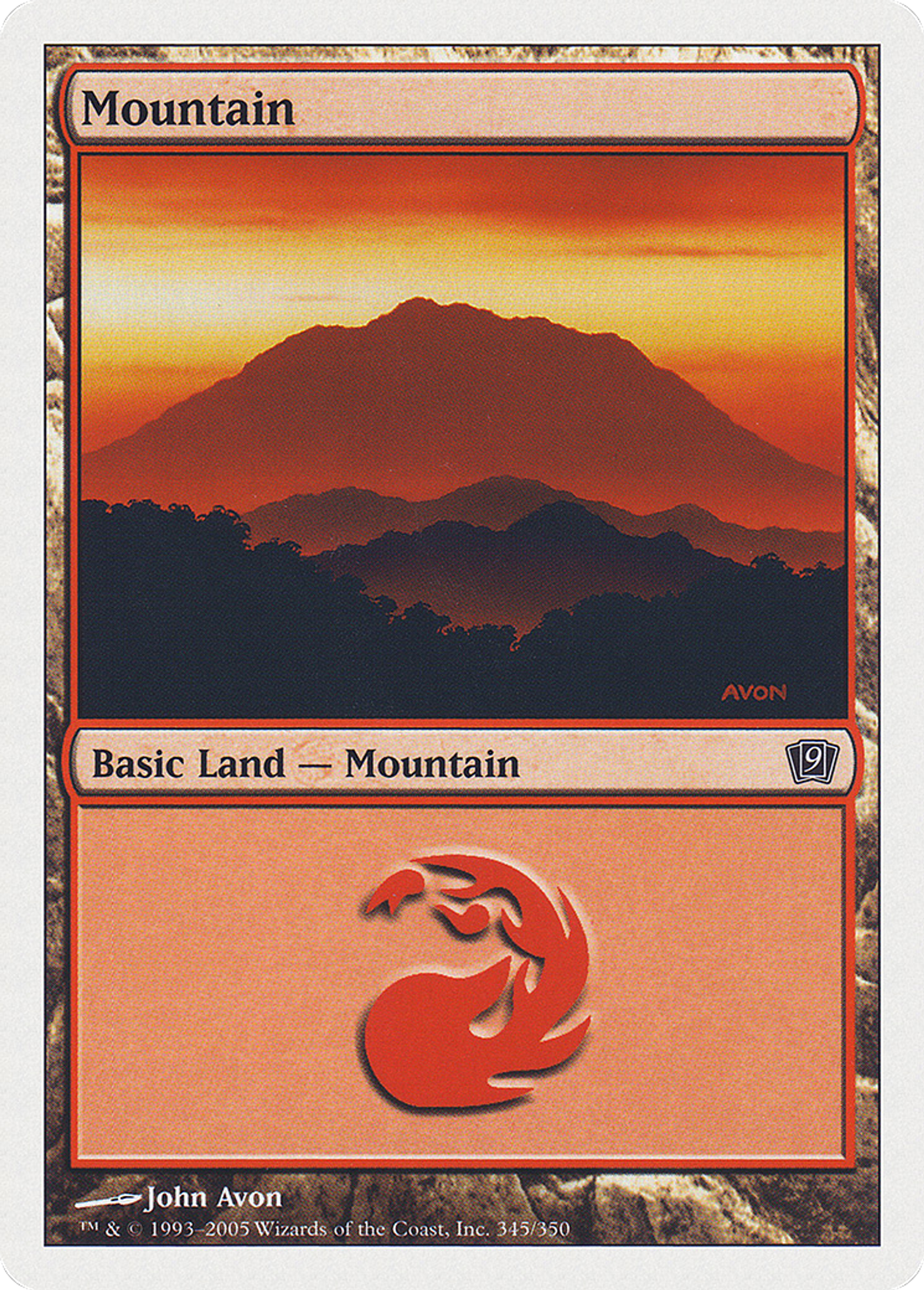 Montagne — Ninth Edition — Magic: The Gathering