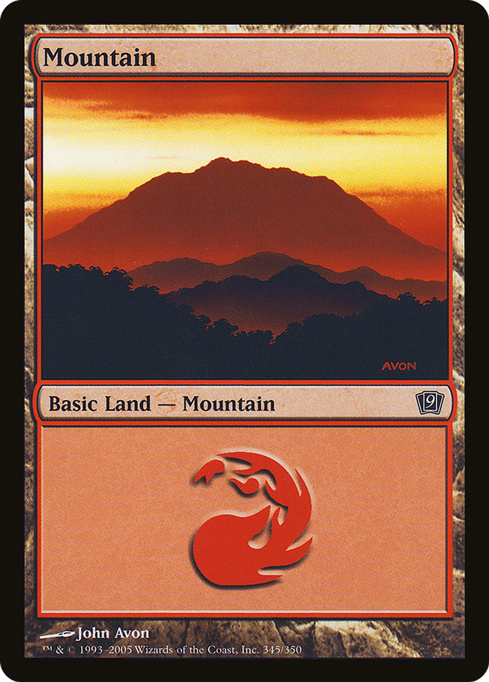 Montagne — Ninth Edition — Magic: The Gathering