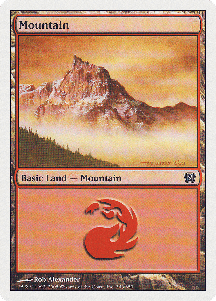Mountain — Ninth Edition — Magic: The Gathering