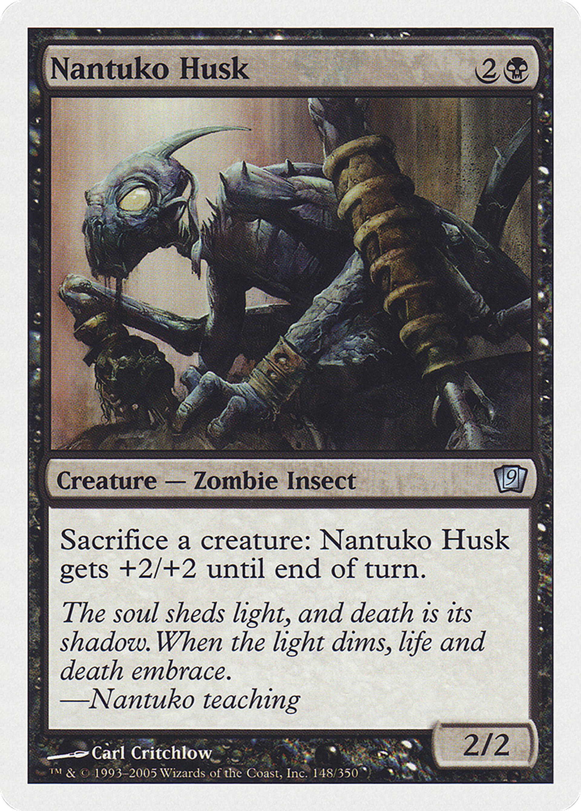 Carapace de nantuko — Ninth Edition — Magic: The Gathering
