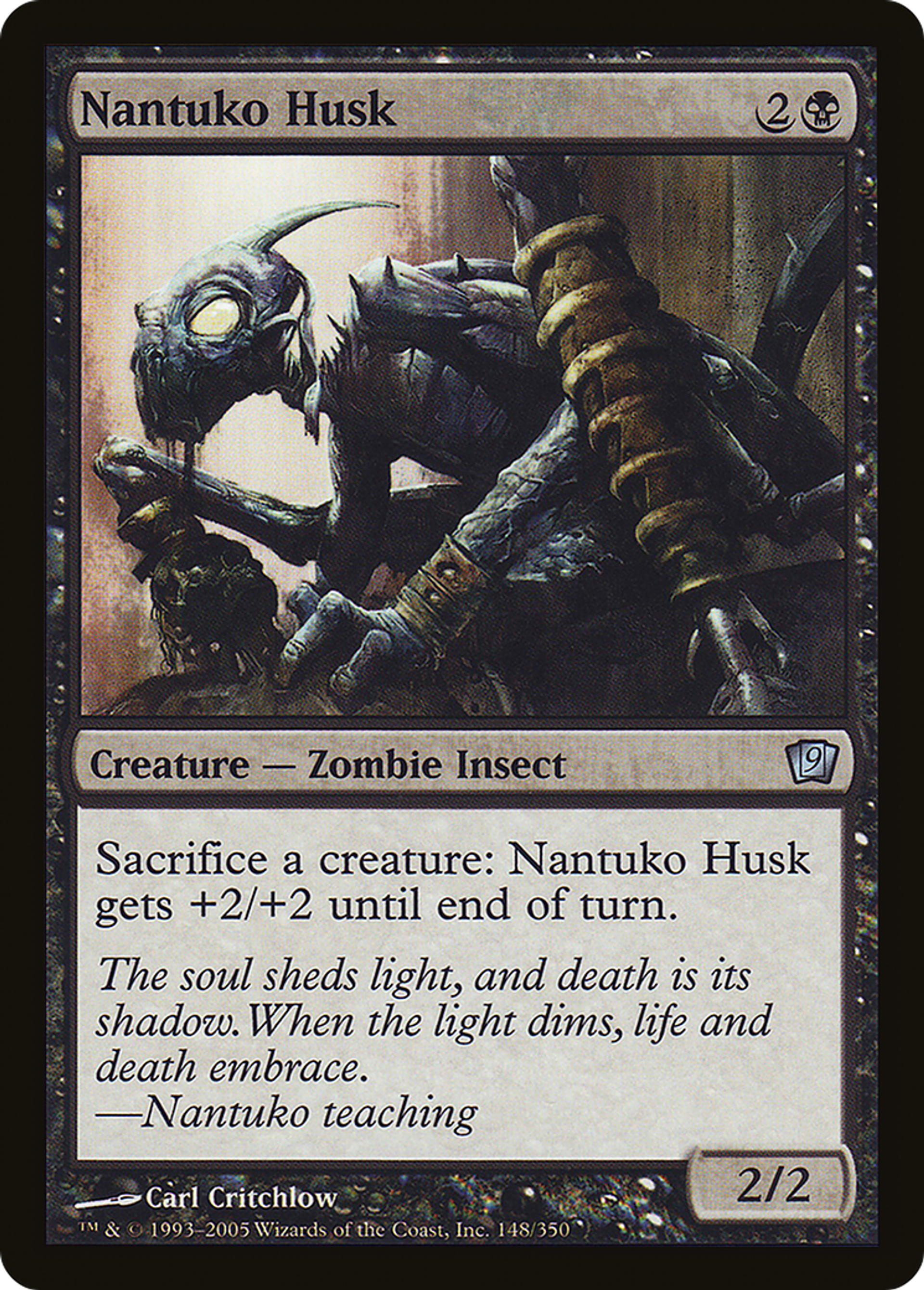 Carapace de nantuko — Ninth Edition — Magic: The Gathering