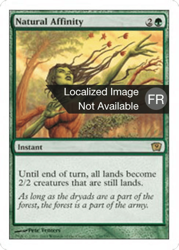 Affinité naturelle — Ninth Edition — Magic: The Gathering